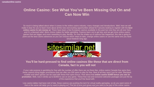 canadaonline-casino.org alternative sites