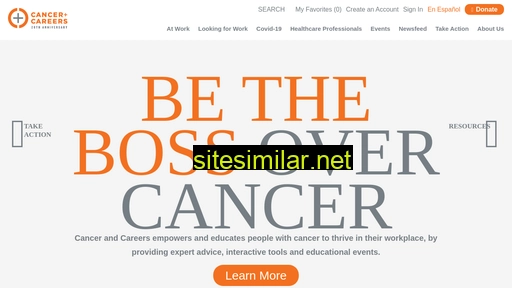 cancerandcareers.org alternative sites