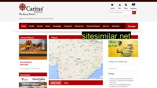 caritasindia.org alternative sites