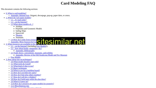 cardfaq.org alternative sites