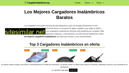 cargadorinalambrico.org alternative sites