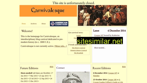 carnivalesque.org alternative sites