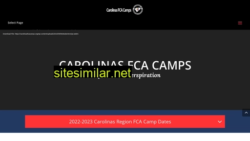 Carolinasfcacamps similar sites