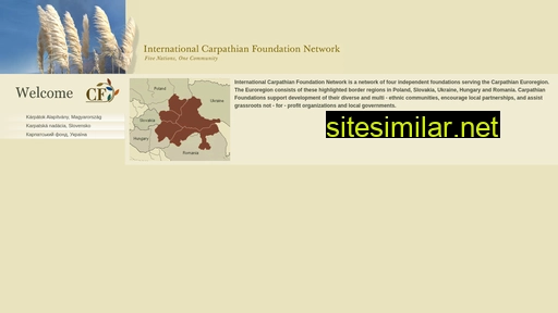 carpathianfoundation.org alternative sites