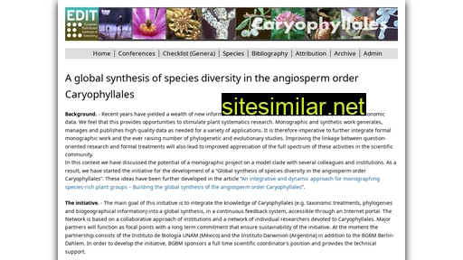 caryophyllales.org alternative sites
