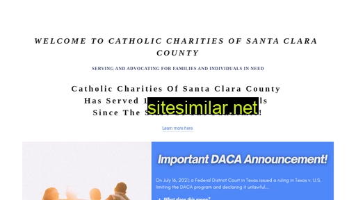 catholiccharitiesscc.org alternative sites