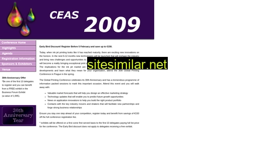 ceas2009.org alternative sites