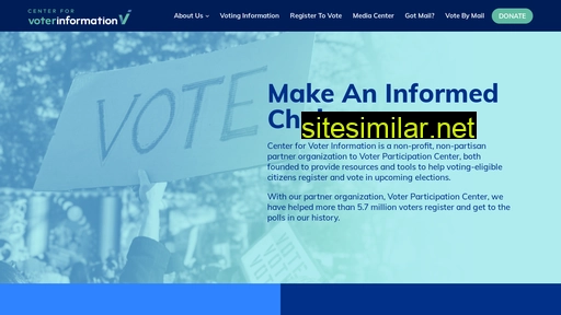 centerforvoterinformation.org alternative sites