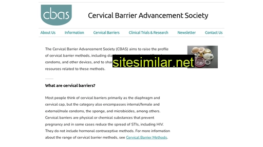Cervicalbarriers similar sites