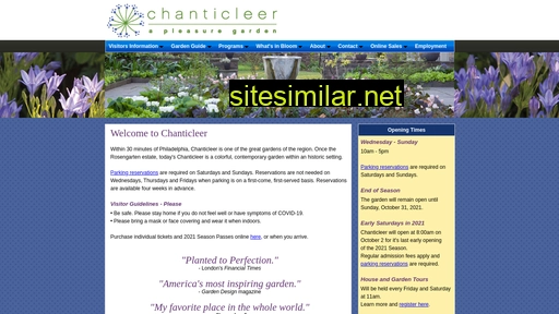 chanticleergarden.org alternative sites