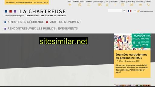 chartreuse.org alternative sites