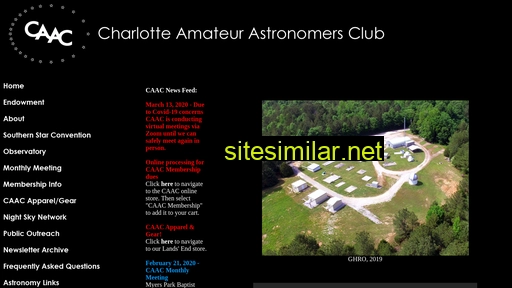Charlotteastronomers similar sites