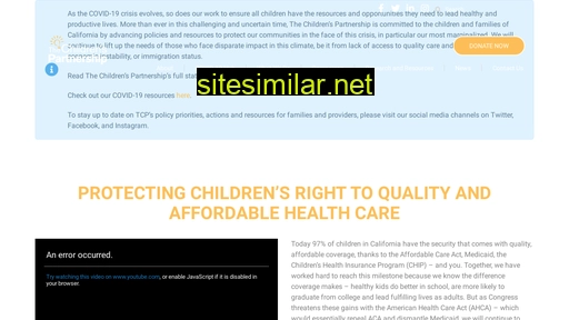 childrenspartnership.org alternative sites