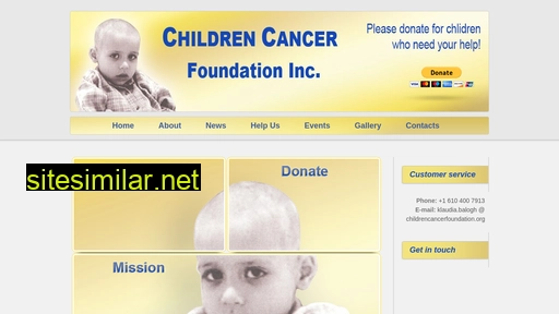 childrencancerfoundation.org alternative sites