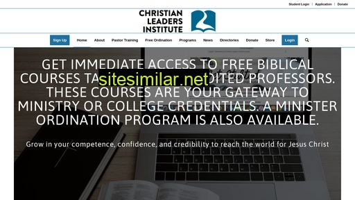 Christianleadersinstitute similar sites