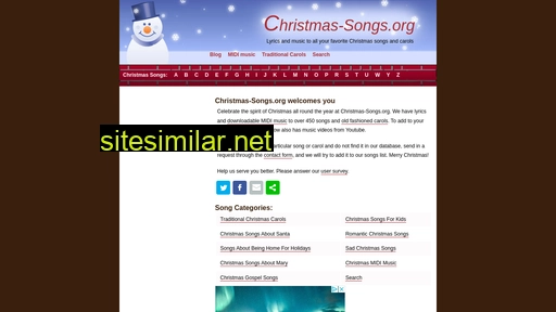 christmas-songs.org alternative sites