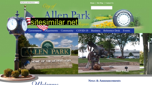 Cityofallenpark similar sites