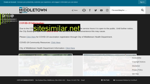 cityofmiddletown.org alternative sites