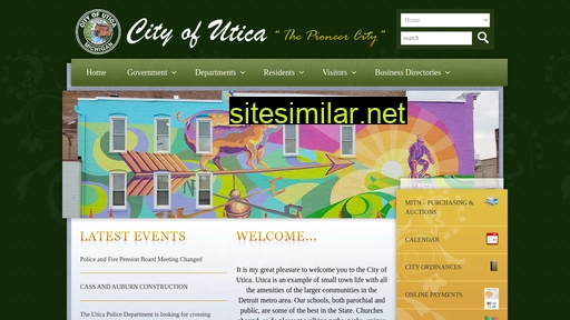 cityofutica.org alternative sites