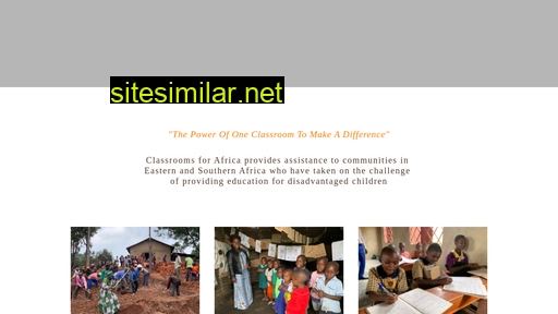 classroomsforafrica.org alternative sites