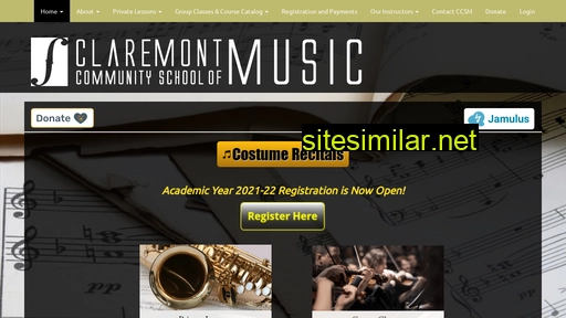 claremontmusic.org alternative sites