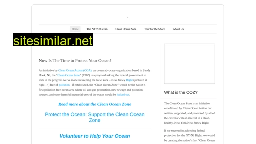 cleanoceanzone.org alternative sites