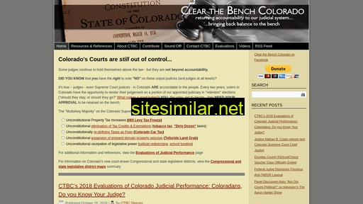 clearthebenchcolorado.org alternative sites