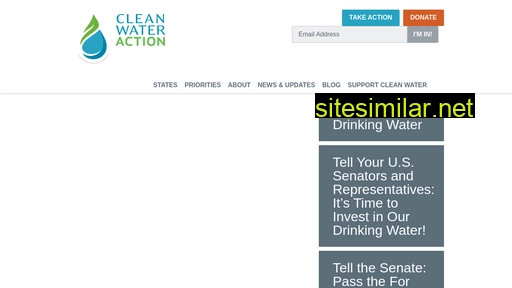 cleanwater.org alternative sites