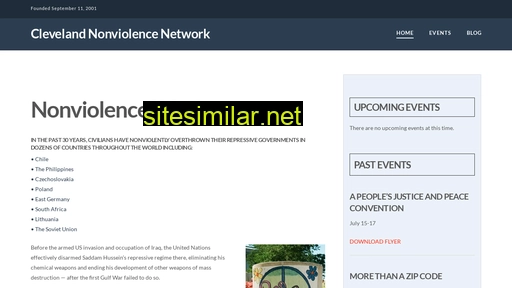 clevelandnonviolence.org alternative sites