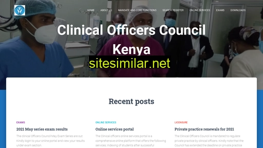 clinicalofficerscouncil.org alternative sites