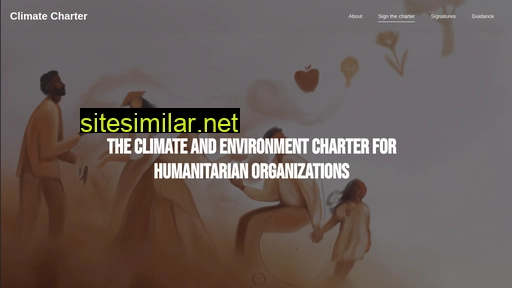 climate-charter.org alternative sites