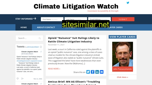 climatelitigationwatch.org alternative sites
