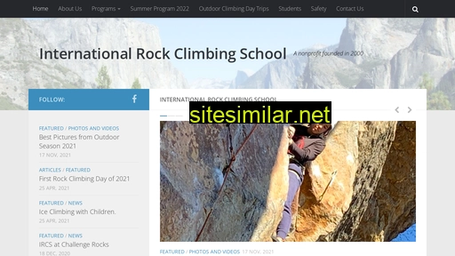 Climbingschool similar sites