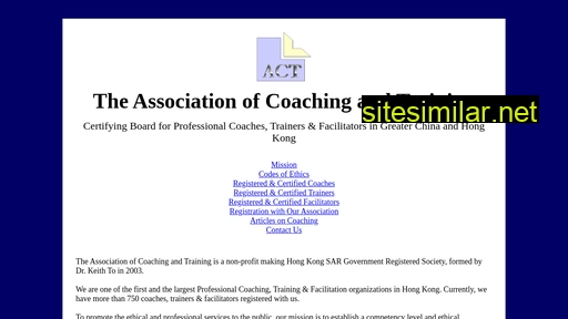 coachingandtraining.org alternative sites