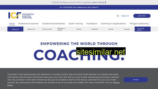 coachingfederation.org alternative sites
