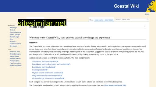 coastalwiki.org alternative sites