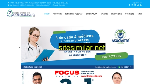 colegiomedicocolombiano.org alternative sites