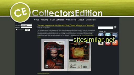 collectorsedition.org alternative sites