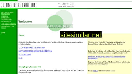 columbia.org alternative sites