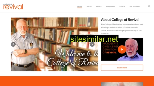 collegeofrevival.org alternative sites