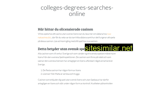 colleges-degrees-searches-online.org alternative sites