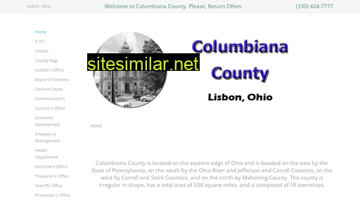 columbianacounty.org alternative sites