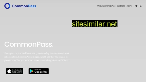 Commonpass similar sites