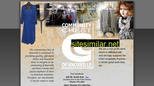 Communitychestknoxville similar sites