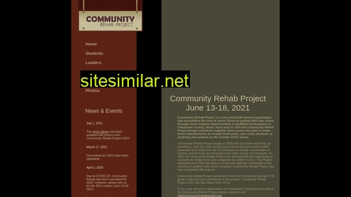 communityrehabproject.org alternative sites