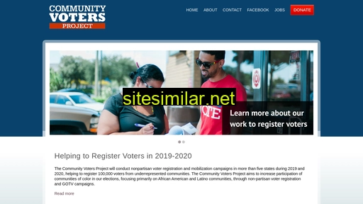 Communityvotersproject similar sites