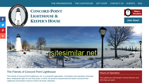 concordpointlighthouse.org alternative sites