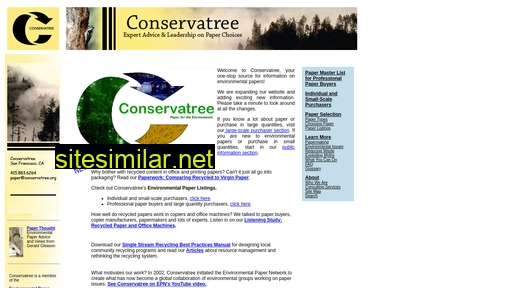 conservatree.org alternative sites