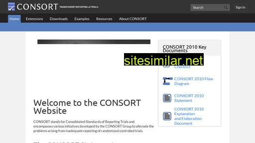 Consort-statement similar sites