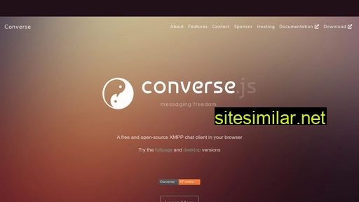Conversejs similar sites